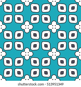 Abstract geometric pattern. Cloth design, wallpaper.