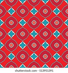 Abstract geometric pattern. Cloth design, wallpaper.