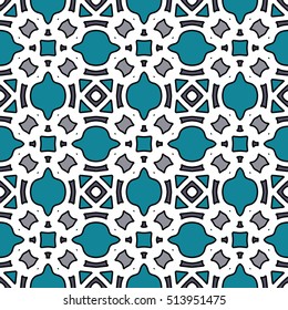Abstract geometric pattern. Cloth design, wallpaper.