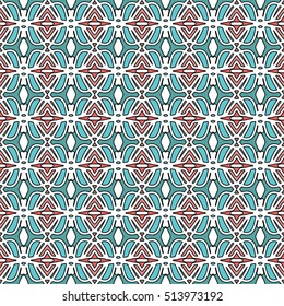 Abstract geometric pattern. Cloth design, wallpaper.