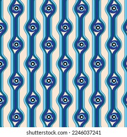 patrón geométrico abstracto. color naranja y azul Moda moderna de diseño