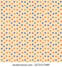 Abstract geometric pattern with colored diamonds. Seamless texture. Modern multicolor background. Design gift wrap, print, cloth, card. Vector graphic.