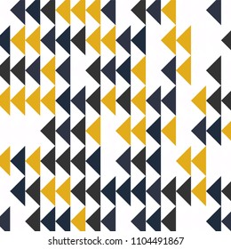 Abstract geometric pattern with colored triangles. Can be used as poster, banner, border, background, Wallpaper, card, print and etc. Eps10 vector.