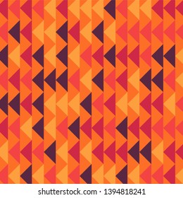 Abstract geometric pattern with colored triangles. Can be used as poster, banner, border, background, Wallpaper, card, print and etc. Eps10 vector.