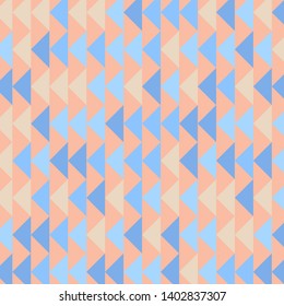 Abstract geometric pattern with colored triangles. Can be used as poster, banner, border, background, Wallpaper, card, print and etc. Eps10 vector.