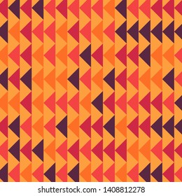 Abstract geometric pattern with colored triangles. Can be used as poster, banner, border, background, Wallpaper, card, print and etc. Eps10 vector.