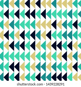 Abstract geometric pattern with colored triangles. Can be used as poster, banner, border, background, Wallpaper, card, print and etc. Eps10 vector.