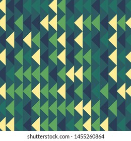 Abstract geometric pattern with colored triangles. Can be used as poster, banner, border, background, Wallpaper, card, print and etc. Eps10 vector.