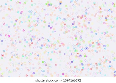 Abstract geometric pattern, colorful & artistic shapes for graphic design, catalog, illustration, graphic resources or background. Vector artwork.
