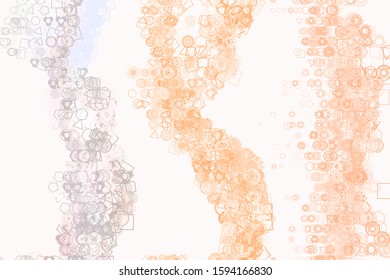 Abstract geometric pattern, colorful & artistic shapes for graphic design, catalog, illustration, graphic resources or background. Vector artwork.