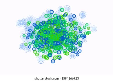 Abstract geometric pattern, colorful & artistic shapes for graphic design, catalog, illustration, graphic resources or background. Vector artwork.