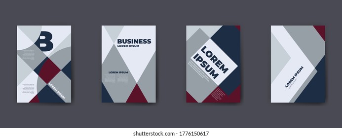 Abstract geometric pattern colorful background for business brochure cover design. Vector flyer template layout design. For business brochure, poster, annual report, leaflet, magazine or book cover. 