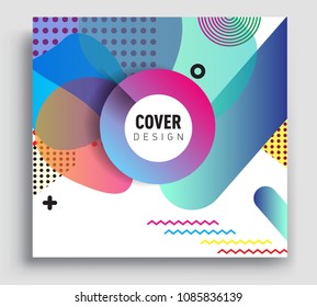 Abstract geometric pattern colorful design and background. modern design, cover, template, decorated, brochure, flyer.