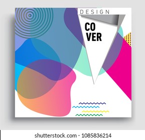 Abstract geometric pattern colorful design and background. modern design, cover, template, decorated, brochure, flyer.