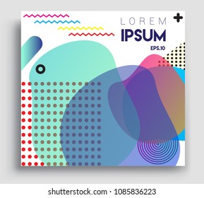 Abstract geometric pattern colorful design and background. modern design, cover, template, decorated, brochure, flyer.