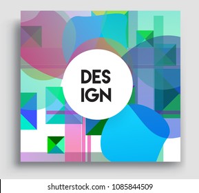 Abstract geometric pattern colorful design and background. modern design, cover, template, decorated, brochure, flyer.