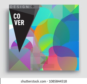 Abstract geometric pattern colorful design and background. modern design, cover, template, decorated, brochure, flyer.