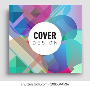 Abstract geometric pattern colorful design and background. modern design, cover, template, decorated, brochure, flyer.