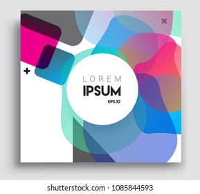 Abstract geometric pattern colorful design and background. modern design, cover, template, decorated, brochure, flyer.