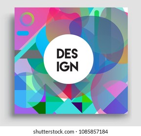 Abstract geometric pattern colorful design and background. modern design, cover, template, decorated, brochure, flyer.