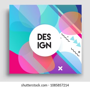 Abstract geometric pattern colorful design and background. modern design, cover, template, decorated, brochure, flyer.