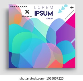 Abstract geometric pattern colorful design and background. modern design, cover, template, decorated, brochure, flyer.