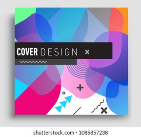 Abstract geometric pattern colorful design and background. modern design, cover, template, decorated, brochure, flyer.