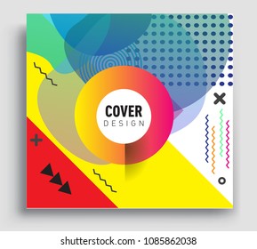 Abstract geometric pattern colorful design and background. modern design, cover, template, decorated, brochure, flyer.