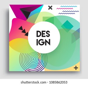 Abstract geometric pattern colorful design and background. modern design, cover, template, decorated, brochure, flyer.