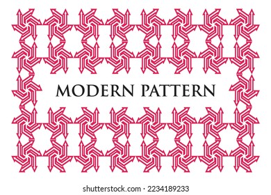 Abstract Geometric Pattern with Colorful Elements