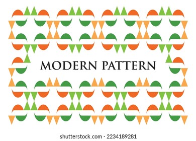 Abstract Geometric Pattern with Colorful Elements