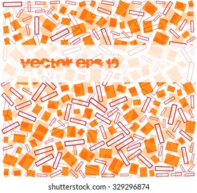 Abstract geometric pattern with colorful elements, vector background.