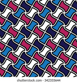 Abstract geometric pattern, colorful seamless background 