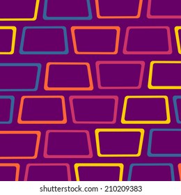 Abstract geometric pattern - colorful vector design