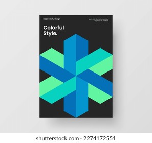 Resumen de la ilustración de identidad de la compañía de patrones geométricos. Impresionante plantilla vectorial de diseño de la lista de mano.