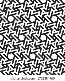 Abstract geometric pattern with complex lines.
