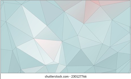 Abstract geometric pattern composed of triangular polygons
