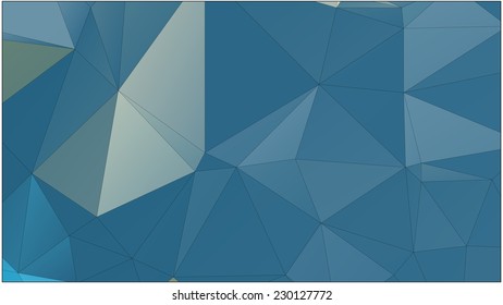 Abstract geometric pattern composed of triangular polygons