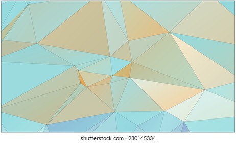 Abstract geometric pattern composed of triangular polygons