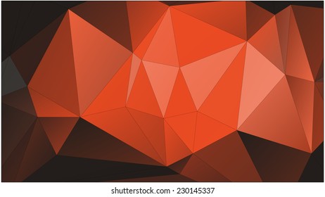 Abstract geometric pattern composed of triangular polygons
