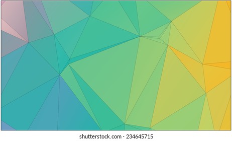 Abstract geometric pattern composed of triangular polygons