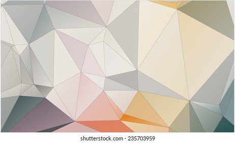Abstract geometric pattern composed of triangular polygons