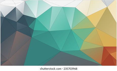 Abstract geometric pattern composed of triangular polygons