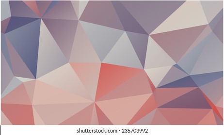 Abstract geometric pattern composed of triangular polygons