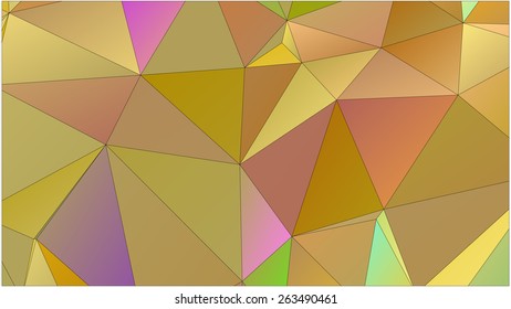 Abstract geometric pattern composed of triangular polygons