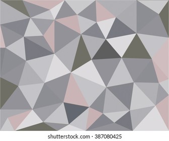 Abstract geometric pattern composed of triangular polygons
