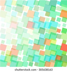 Abstract geometric pattern consisting of rectangles of different colors and sizes