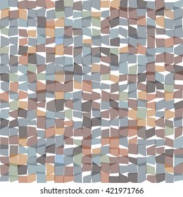 Abstract geometric pattern consisting of triangles of various sizes and transparency