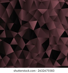 Abstract geometric pattern with copper colour triangles, modern polygonal background