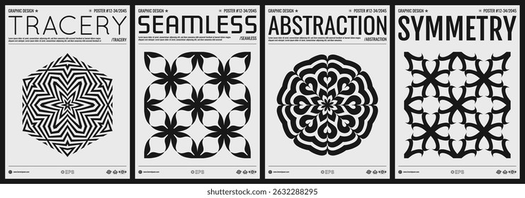 Abstract geometric pattern. Cover design template. Vector illustration for brochure, poster, flyer or banner.